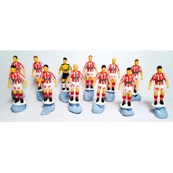 Subbuteo Andrew Table Soccer Olympiacos 1997-98 Champions League edition only 12 figures,no bases,no box
